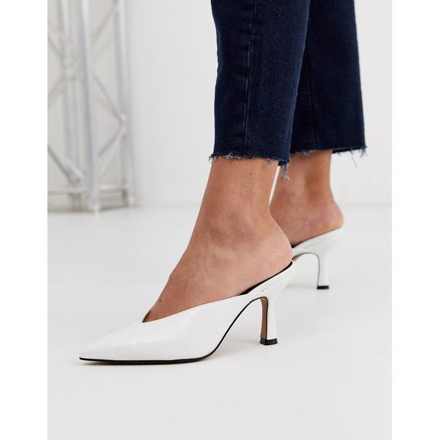 asos white mules