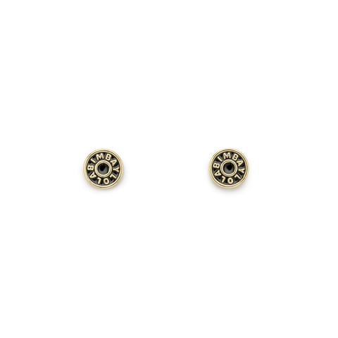 Pendientes Logo Moneda Negra