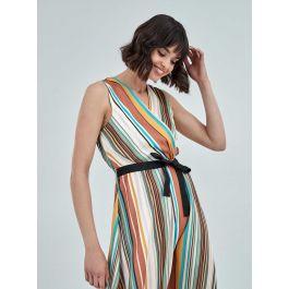 Vestito Lungo A Righe