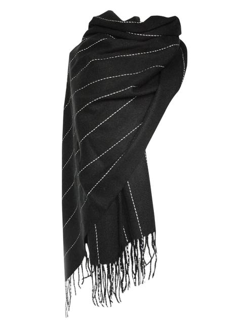 Fringe Stripe Scarf