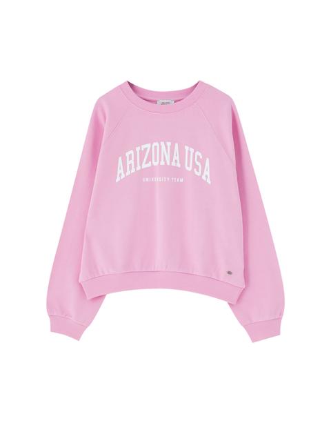 Sudadera Rosa Print Espalda