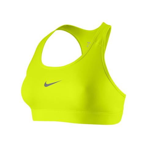 Nike Pro Sujetador Deportivo De Sujeción Media - Mujer - Amarillo