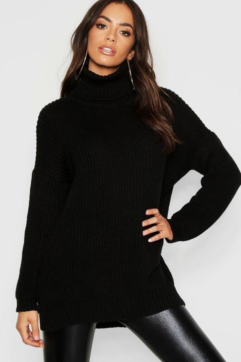 Maglione Boyfriend Oversize Dolcevita