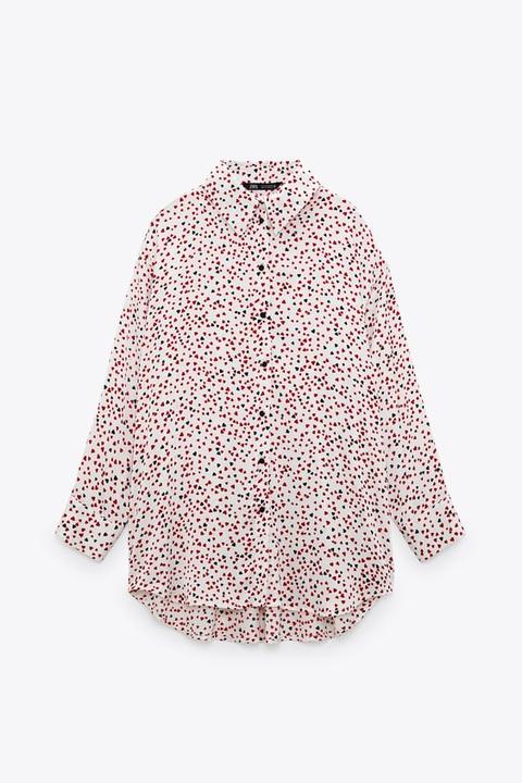 Camisa Estampada Corazones