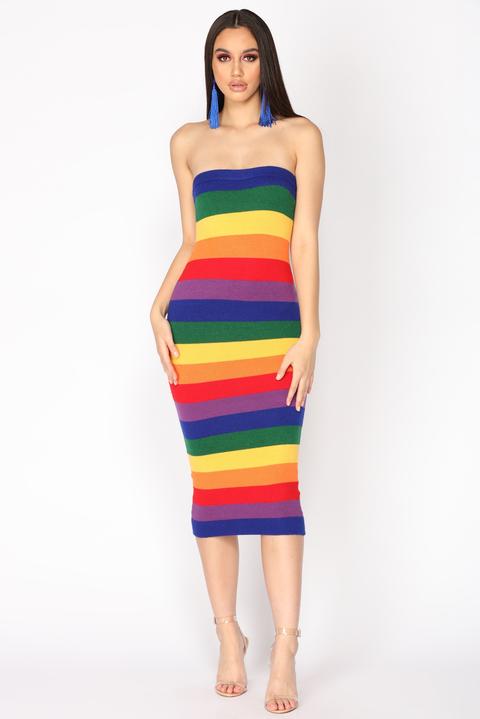 fashion nova rainbow jumpsuit