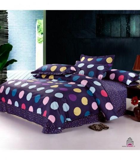 Completo Letto Pois Purple