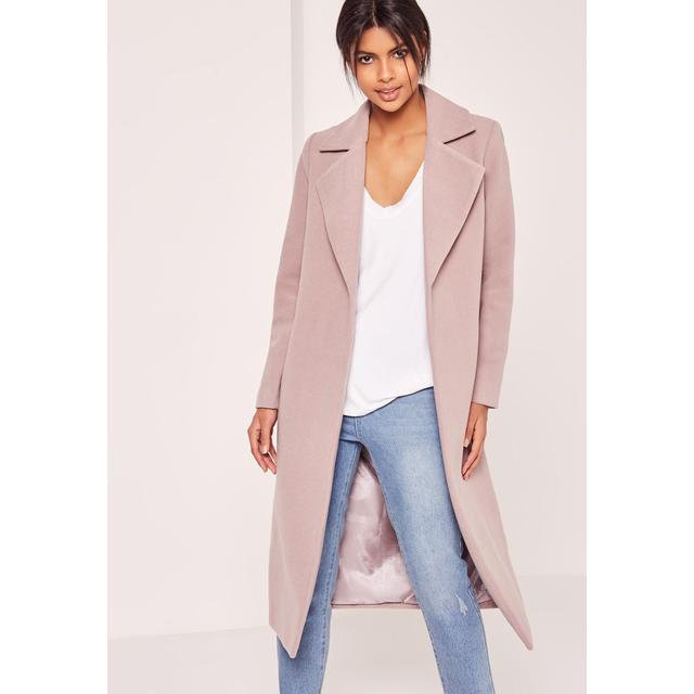 mauve duster coat