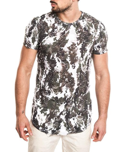 Military Camo Straps T-shirt