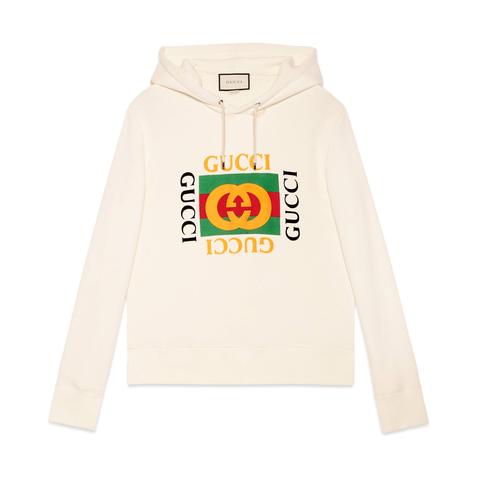 Sudadera Extragrande Con Logotipo Gucci