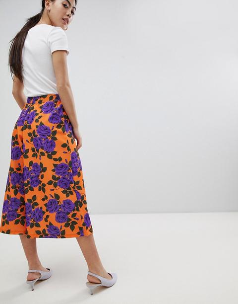 Asos Petite Wide Leg Culottes With 