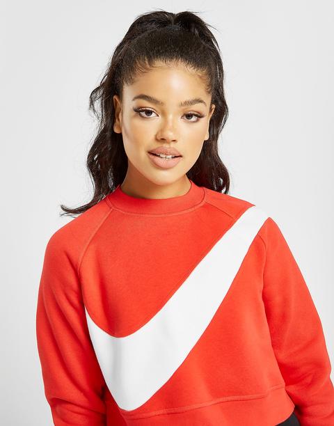 Nike Oversized Swoosh Logo Crew 