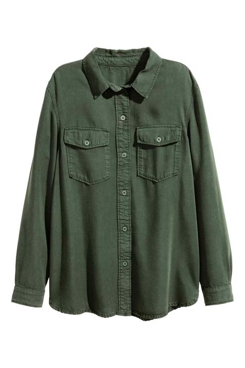 Camicia Casual In Lyocell