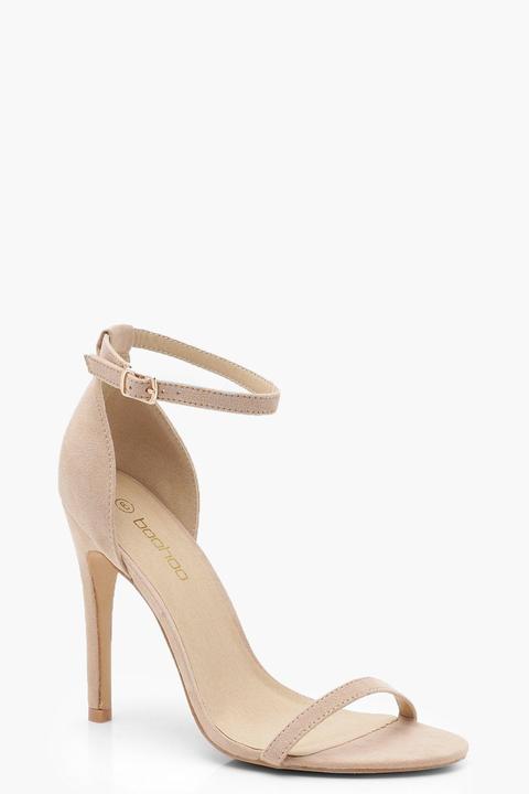 Womens 2 Part Heels - Beige - 10