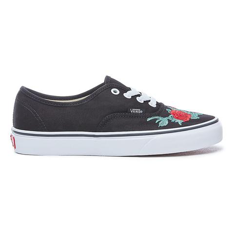 Vans Scarpe Rose Thorns Authentic (red-true White) Uomo Nero