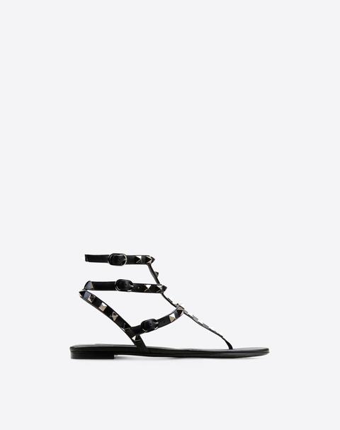 Sandalo Infradito Rockstud Noir