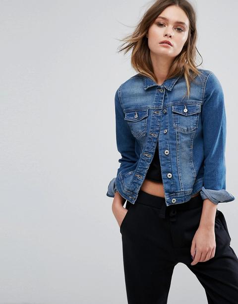 Only - Giacca Di Jeans - Blu