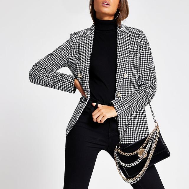 River island hot sale check blazer