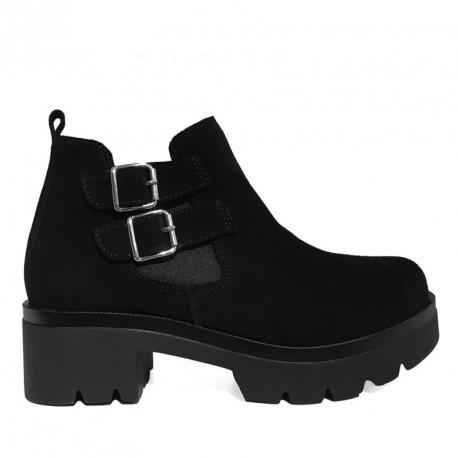 Botines Biker Negro