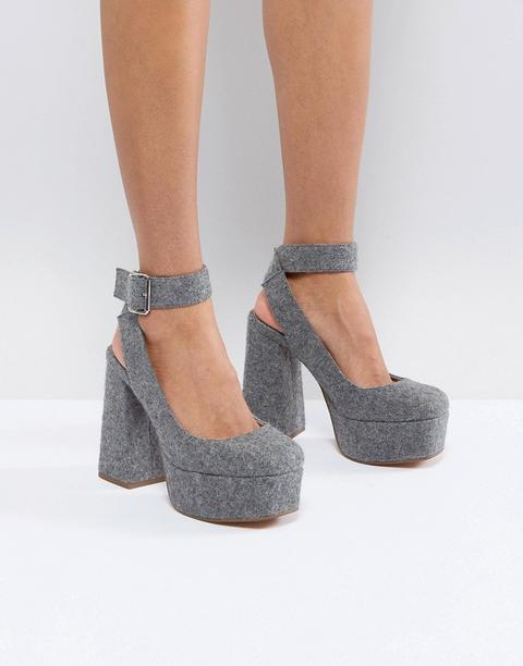 Zapatos De Tacón Con Plataforma Picasso De Asos