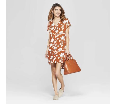 target rust dress