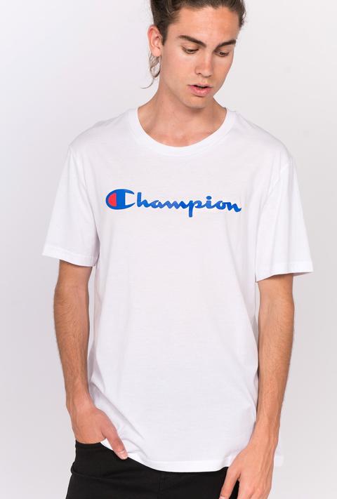 Camiseta Champion Logo Blanca