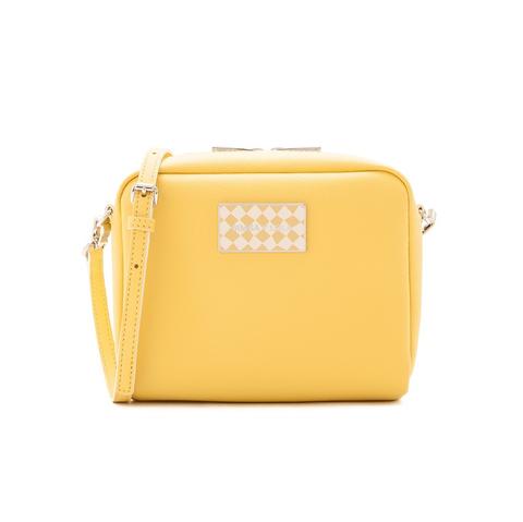 Bolso Bandolera Cuadrada Pequeña Amarillo