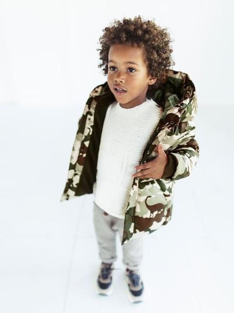 zara camo puffer jacket