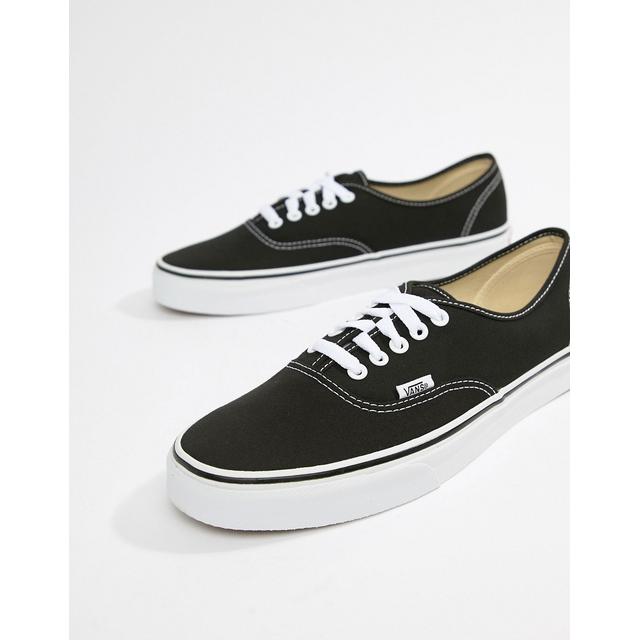 vans lona negra