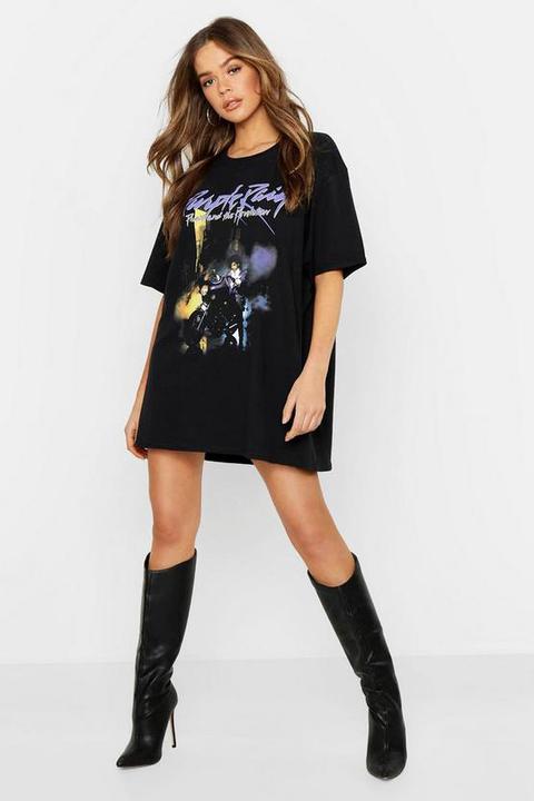 Robe T-shirt Prince Purple Rain Officiel - Noir - 42, Noir