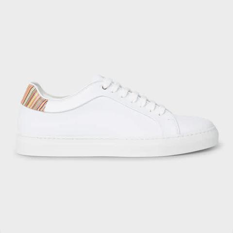 paul smith mens white trainers