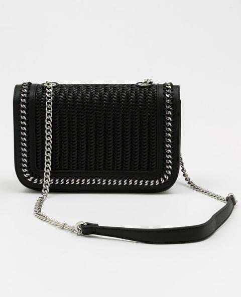 Bolso De Polipiel Trenzado