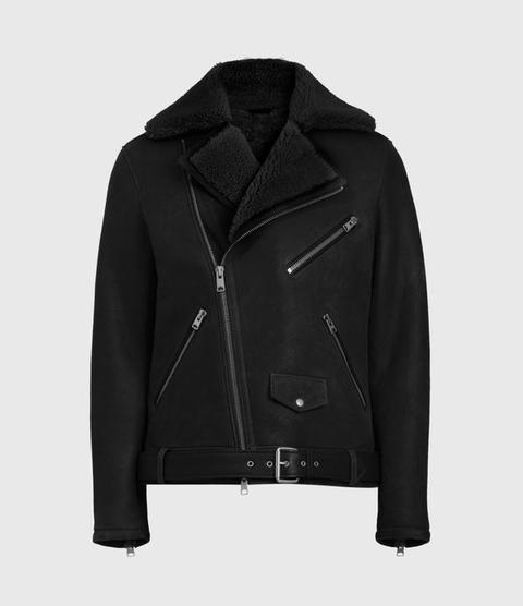 Allsaints Terro Shearling Biker Jacket