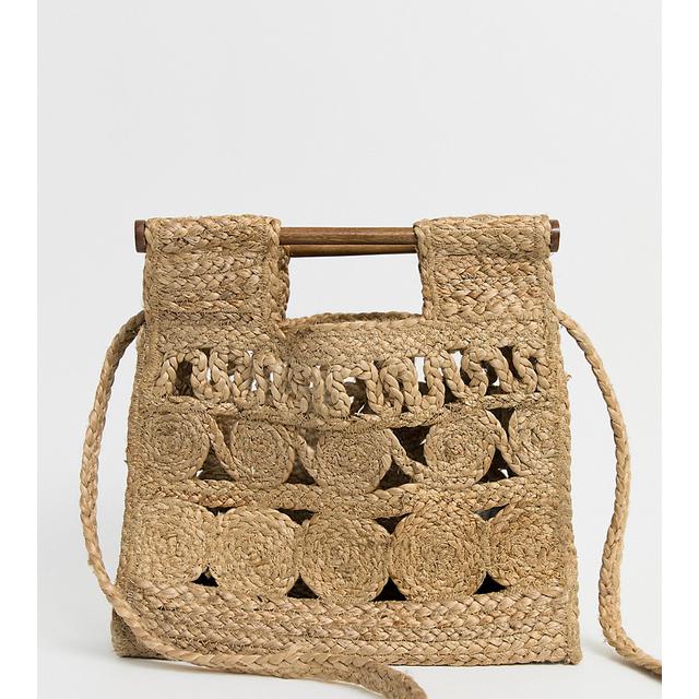 Mango straw crossbody bag Clearance