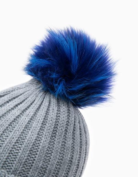 Gorro Pompón Pelo