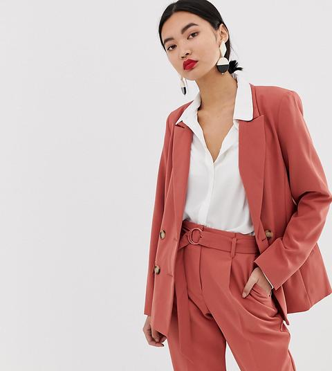 Warehouse - Blazer Doppiopetto Rosa - Rosa