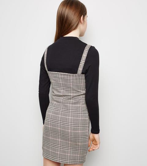 bodycon pinafore dress