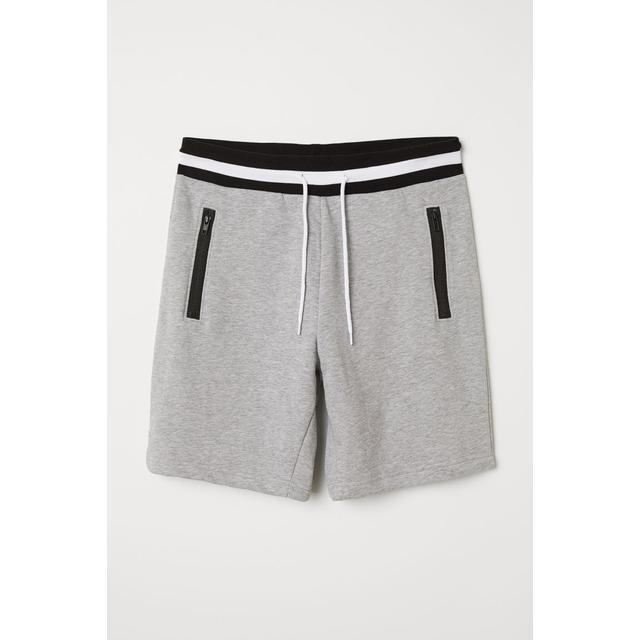 grey sweatshirt shorts