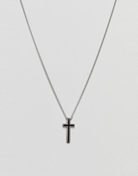 Fred Bennett - Halskette Mit Kreuz In Silber - Silber