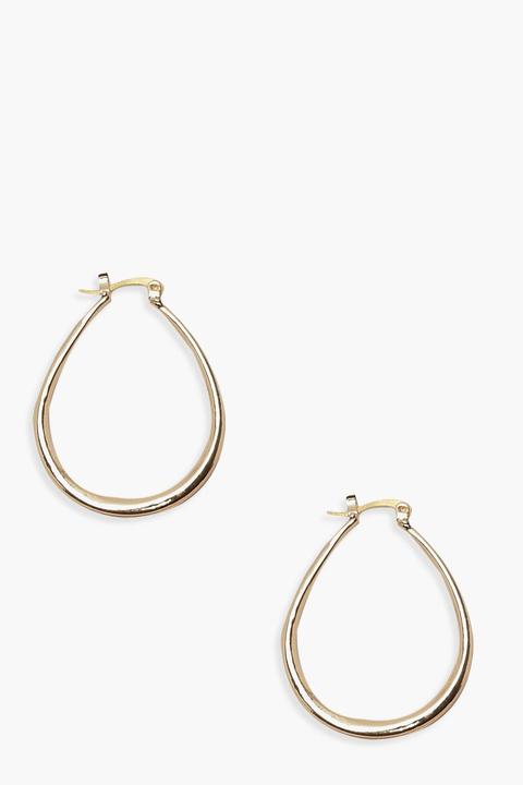 Oval Hoop Earrings