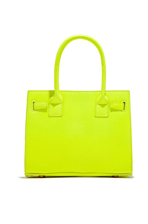 neon yellow bag