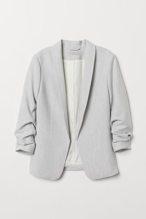 Shawl Collar Jacket - Grey