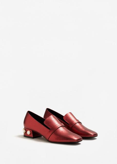 Mocasín Tacón Apliques