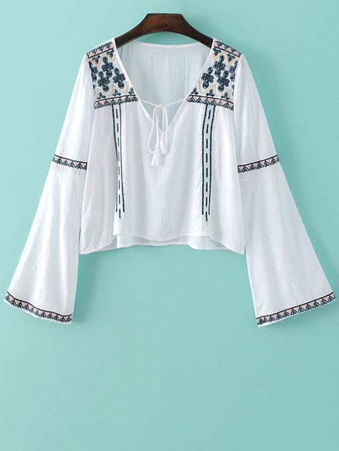 Bell Sleeve Ethnic Top