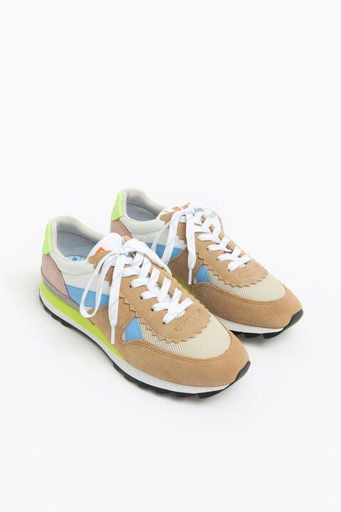 Deportiva Técnica Beige