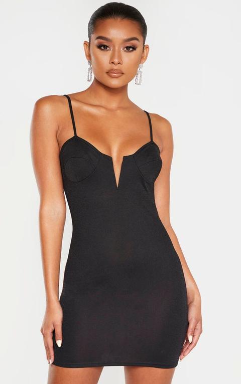 v bar black dress