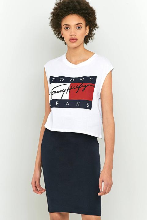 tommy hilfiger cropped tank top