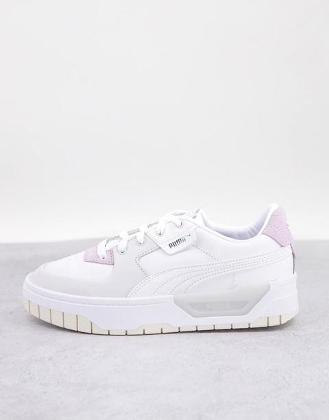 Puma Cali Dream Chunky Trainers In White And Pink