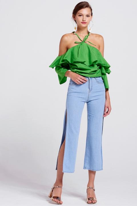 Tilda Side Slit Jeans