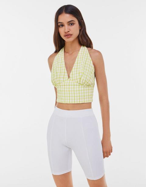 Gingham Crop Top