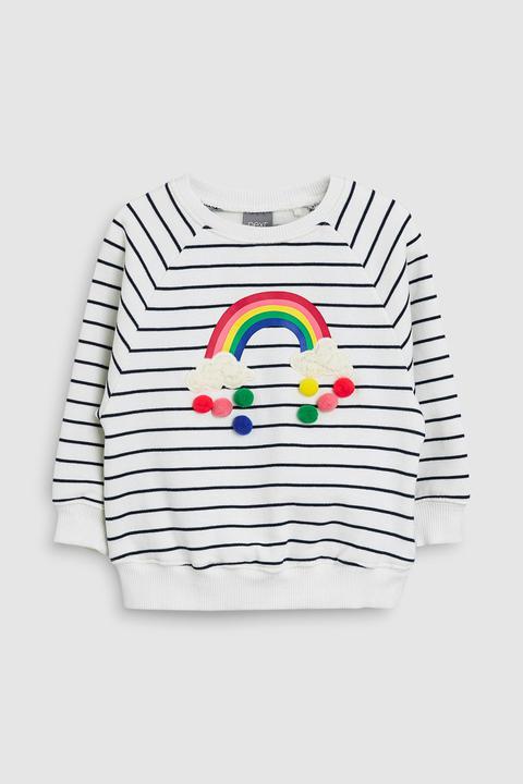 girls rainbow sweatshirt